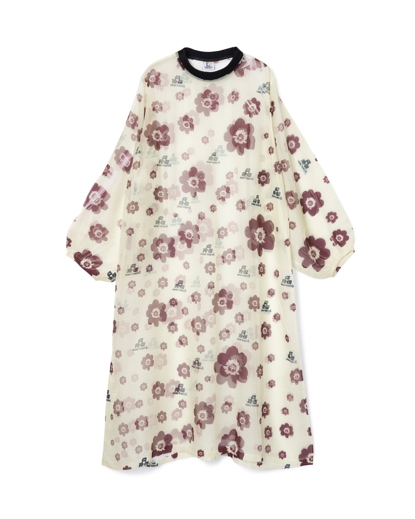 [PRE ORDER] DIRECT PRINT SHEER ONE-PIECE (FLOWER LOGO)