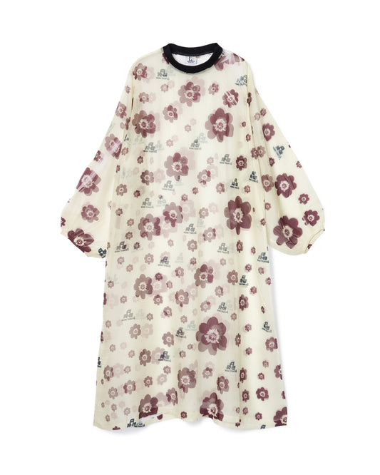 [PRE ORDER] DIRECT PRINT SHEER ONE-PIECE (FLOWER LOGO)