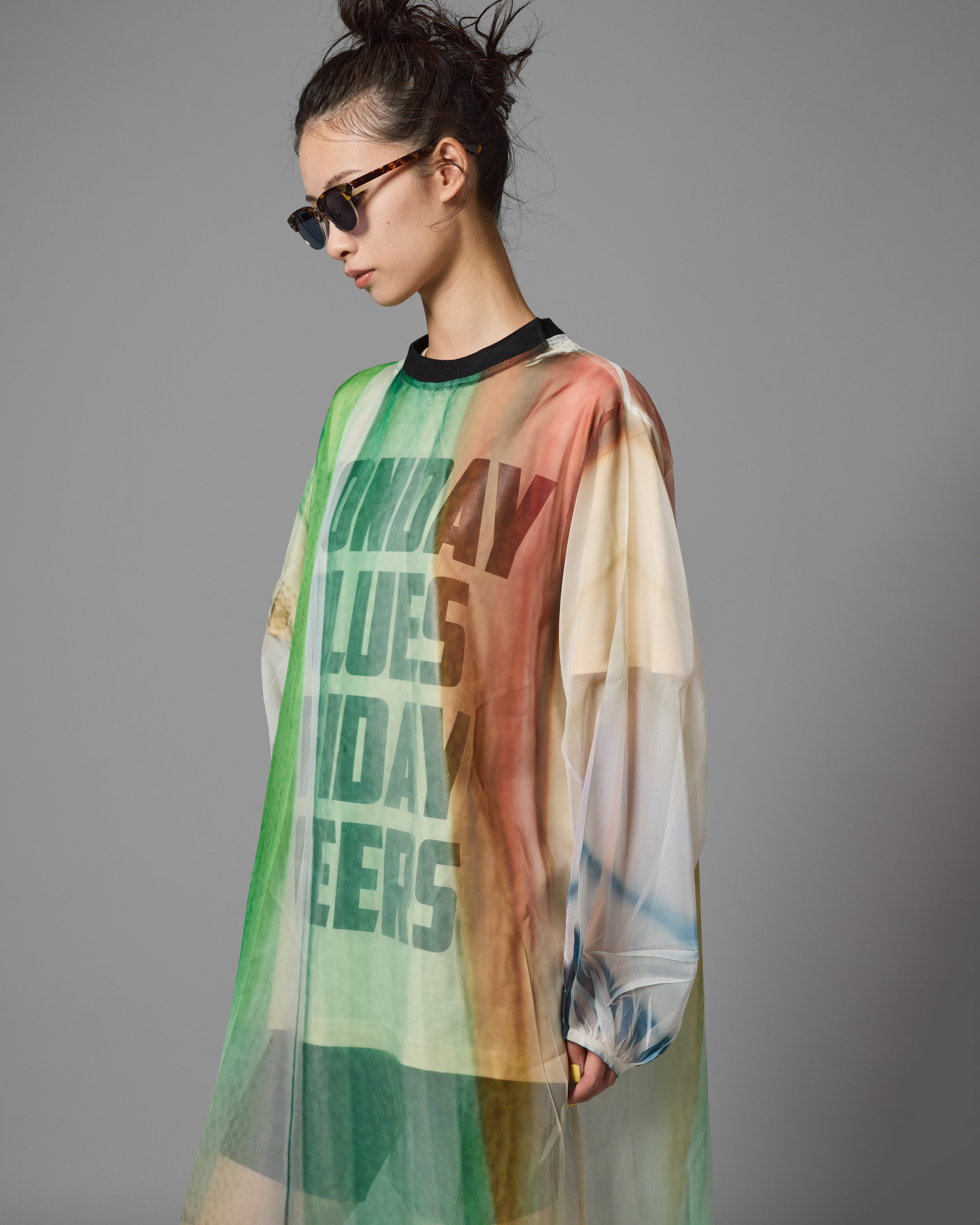 DIRECT PRINT SHEER ONE-PIECE (STRIPE) – NON TOKYO