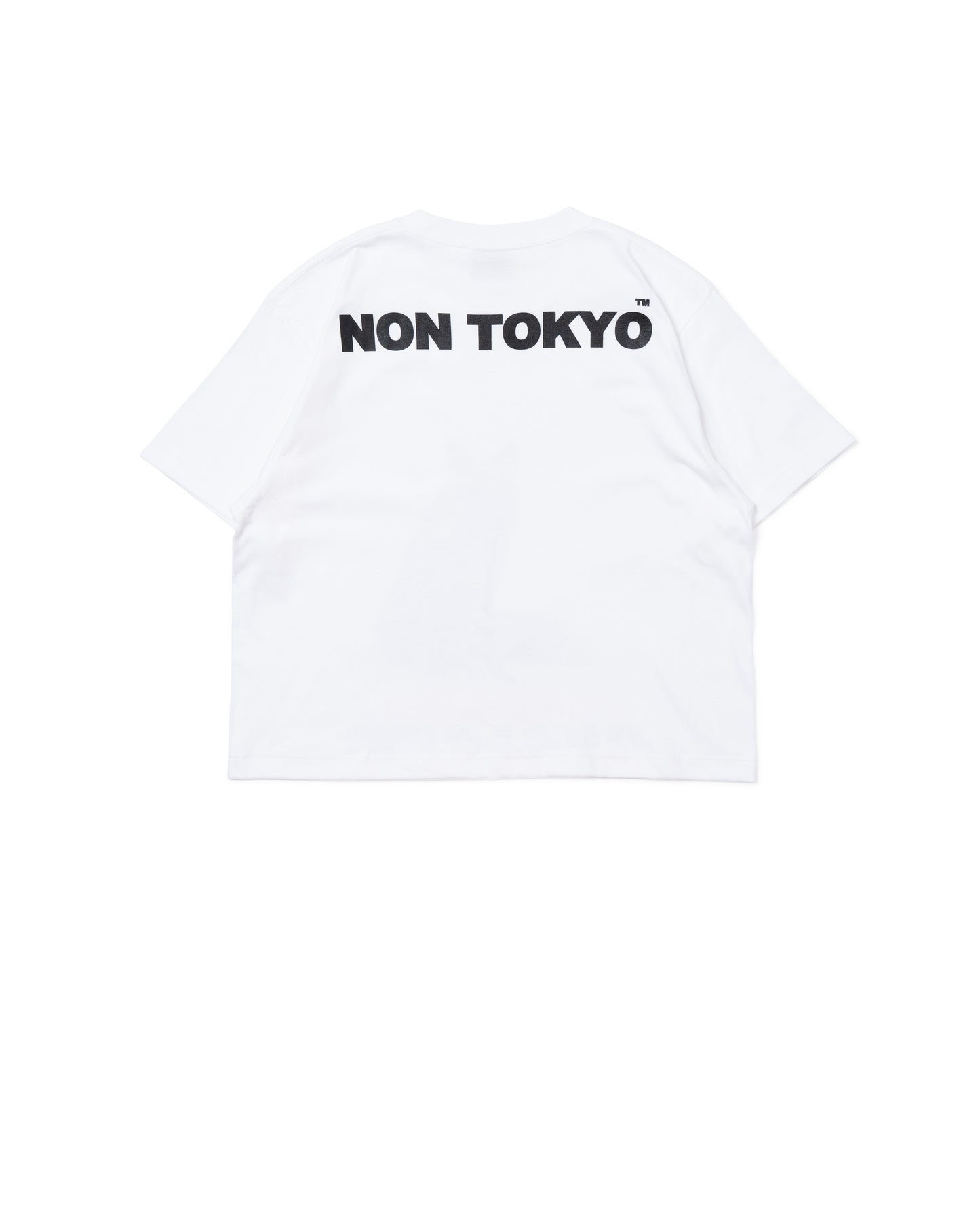 FOX PRINT SHORT T-SHIRT (WHITE)