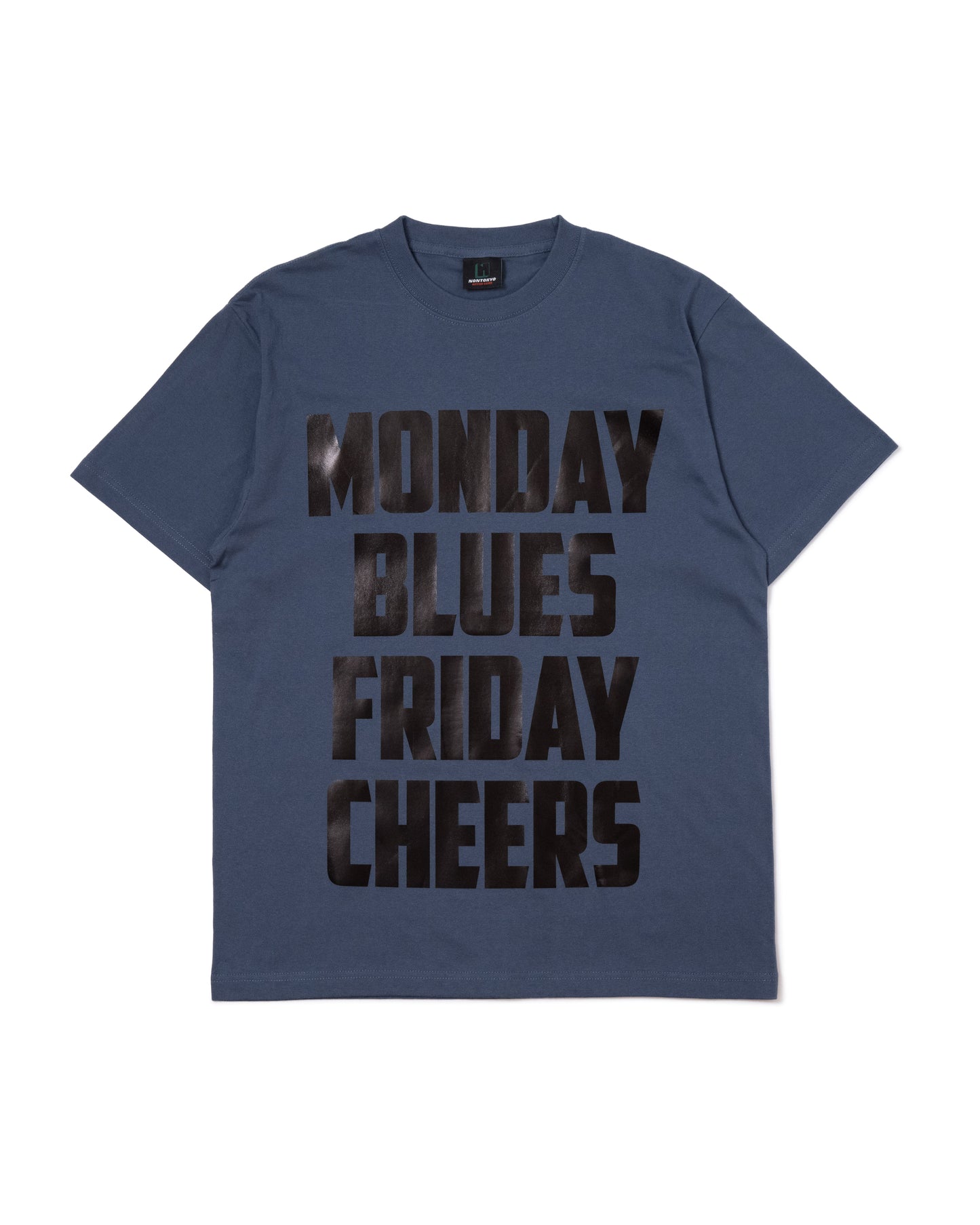 [PRE ORDER] PRINT T-SHIRT (LETTERING / NAVY)