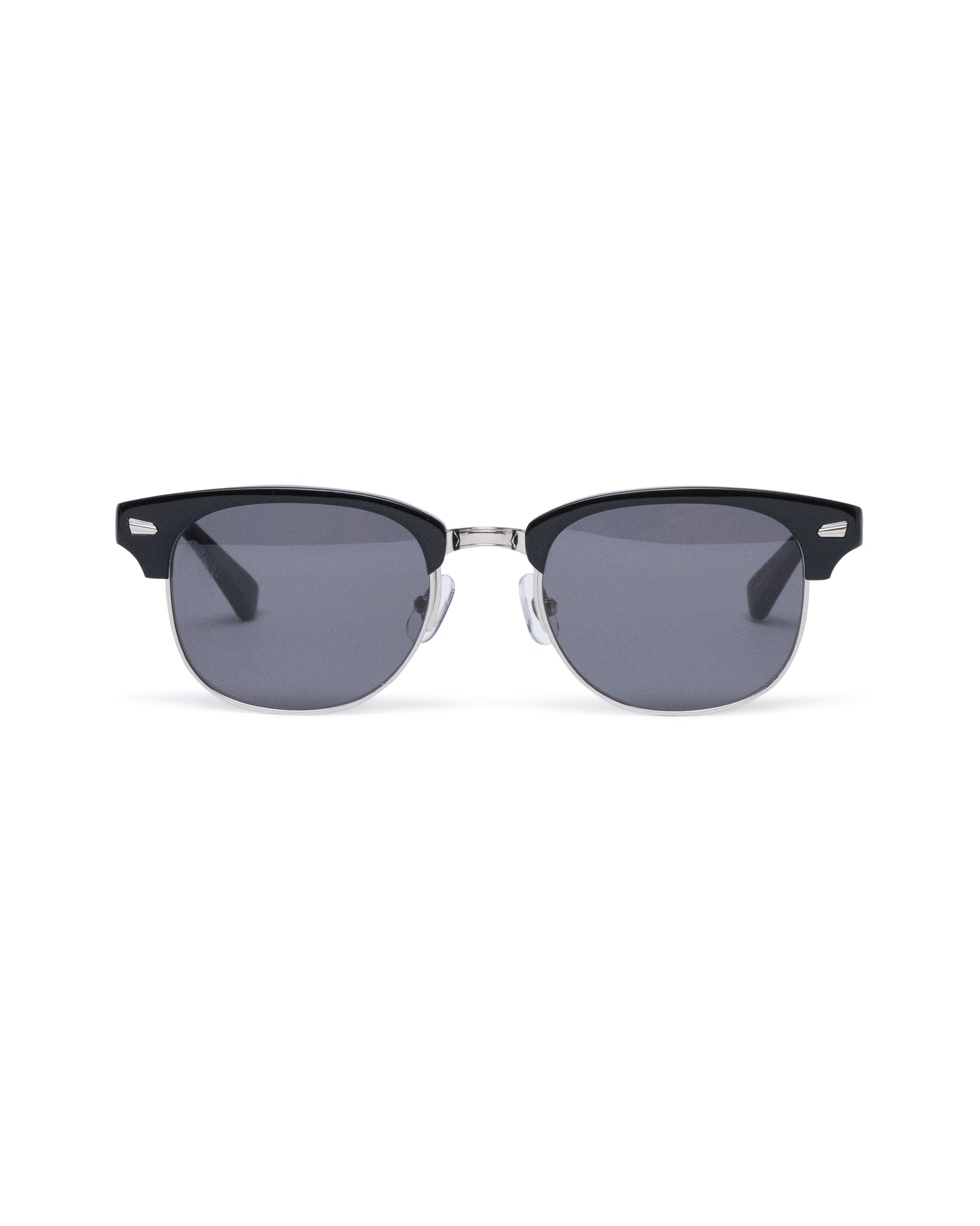 FLIP-UP METAL SIRMONT SUNGLASSES (BLACK/BLACK LENS)