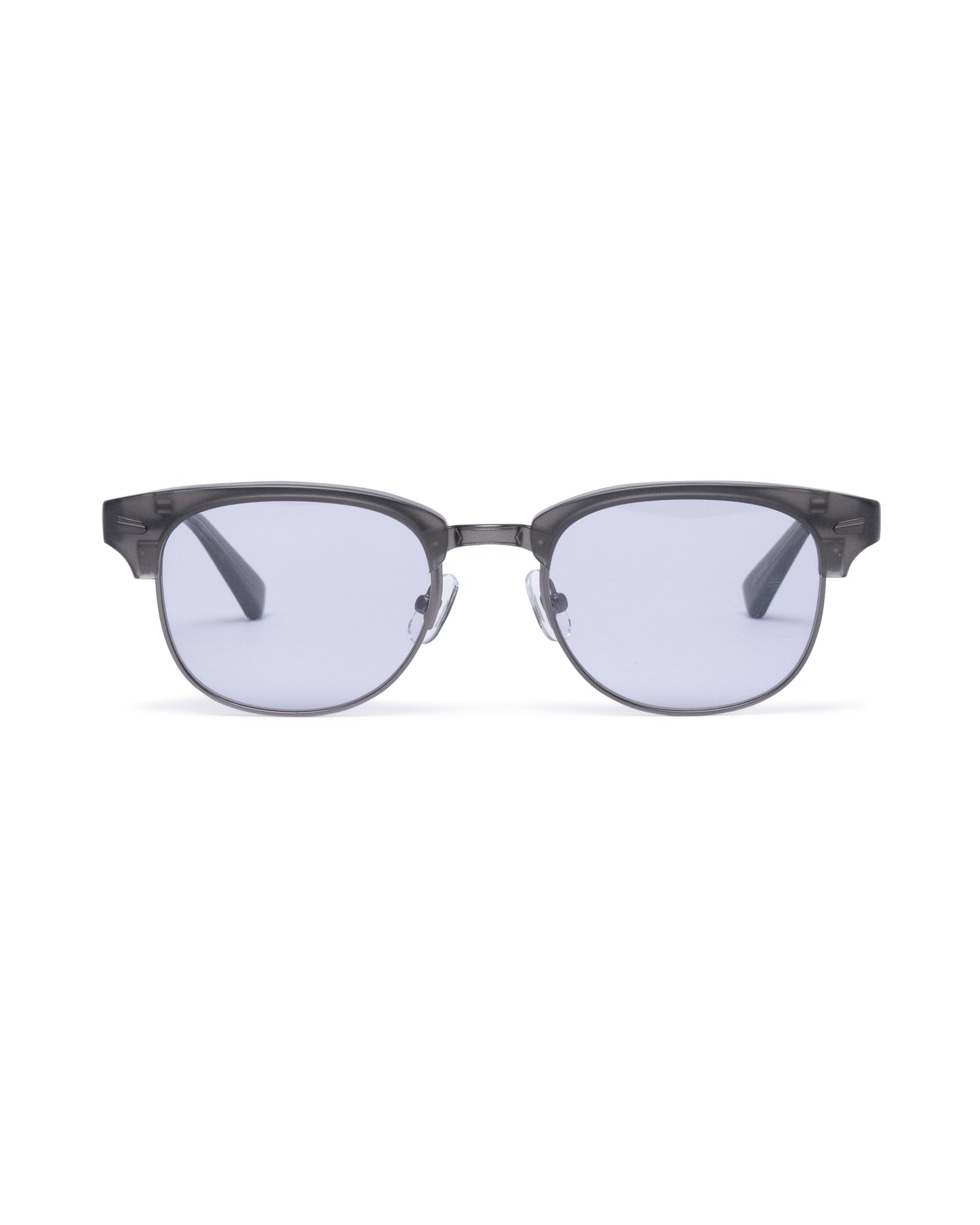 FLIP-UP METAL SIRMONT SUNGLASSES (GRAY/PURPLE LENS)