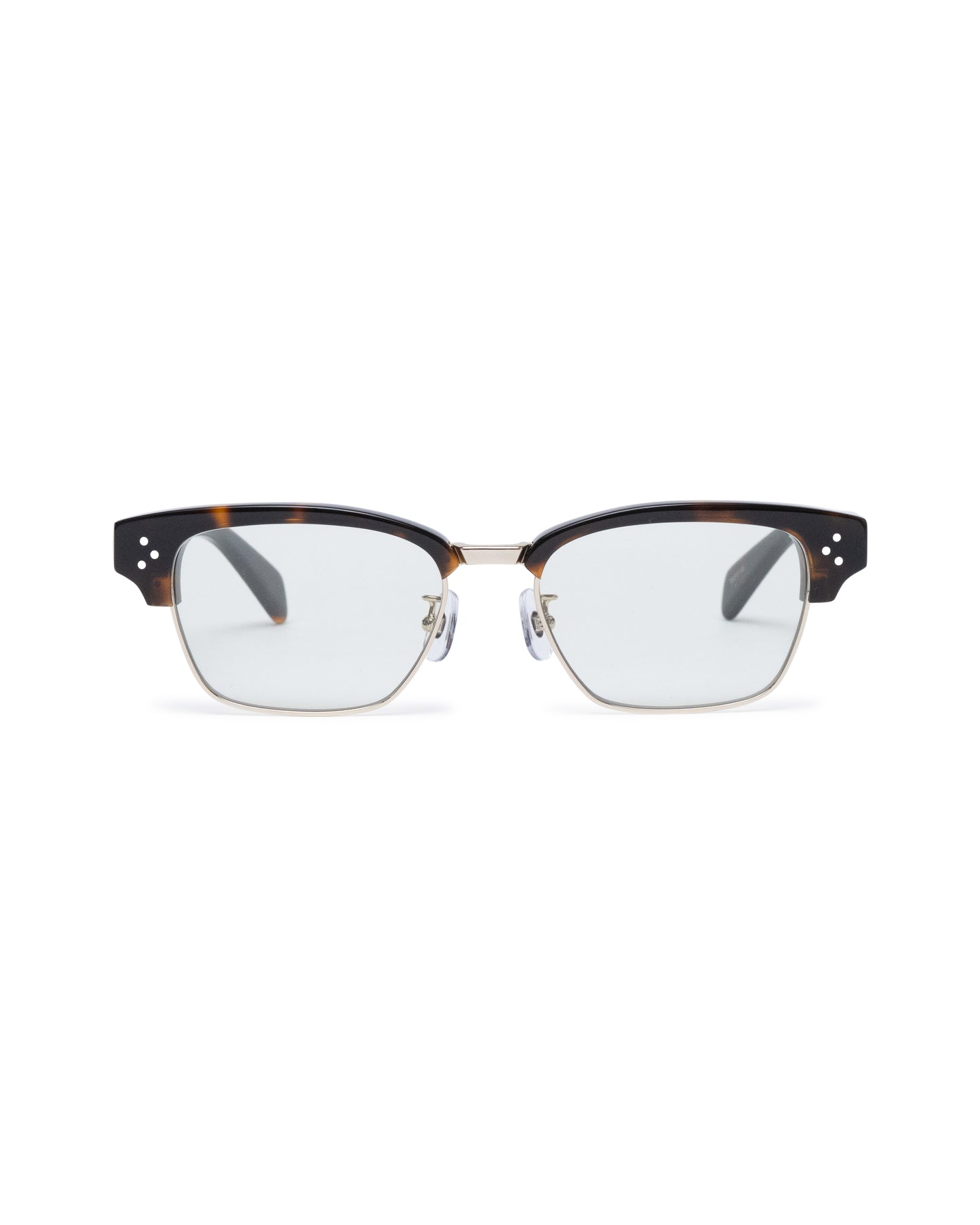 METAL SIRMONT GLASSES (BROWN/GREEN LENS)