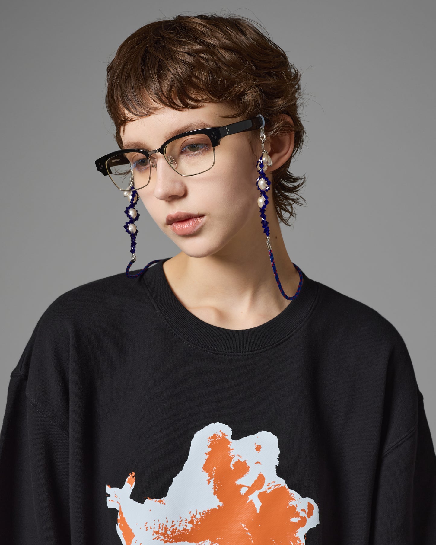 PERL&CRYSTAL GLASSES CODE (BLUE)