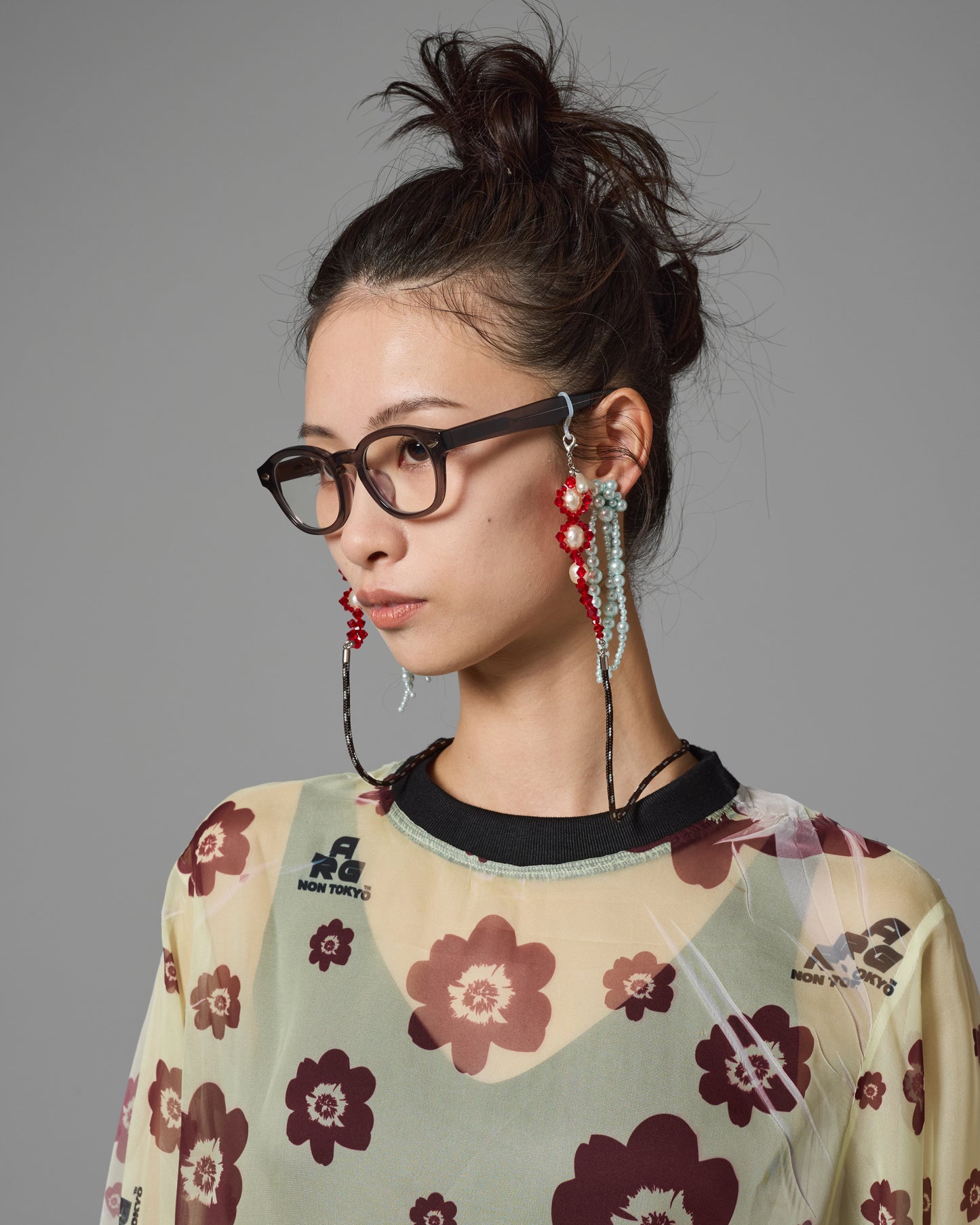 PERL&CRYSTAL GLASSES CODE (RED)