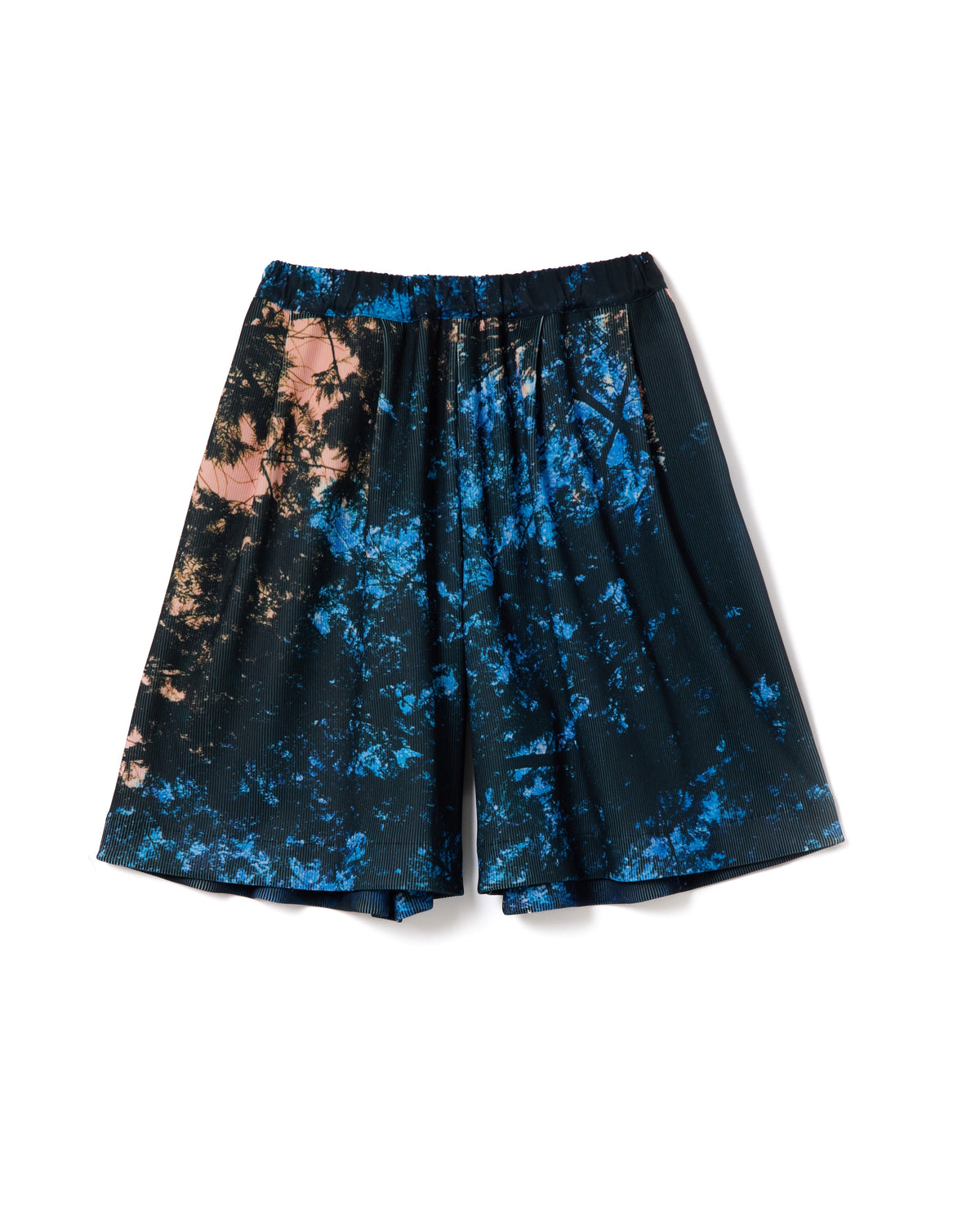 PRINT RIB WIDE SHORTS (BRANCH)