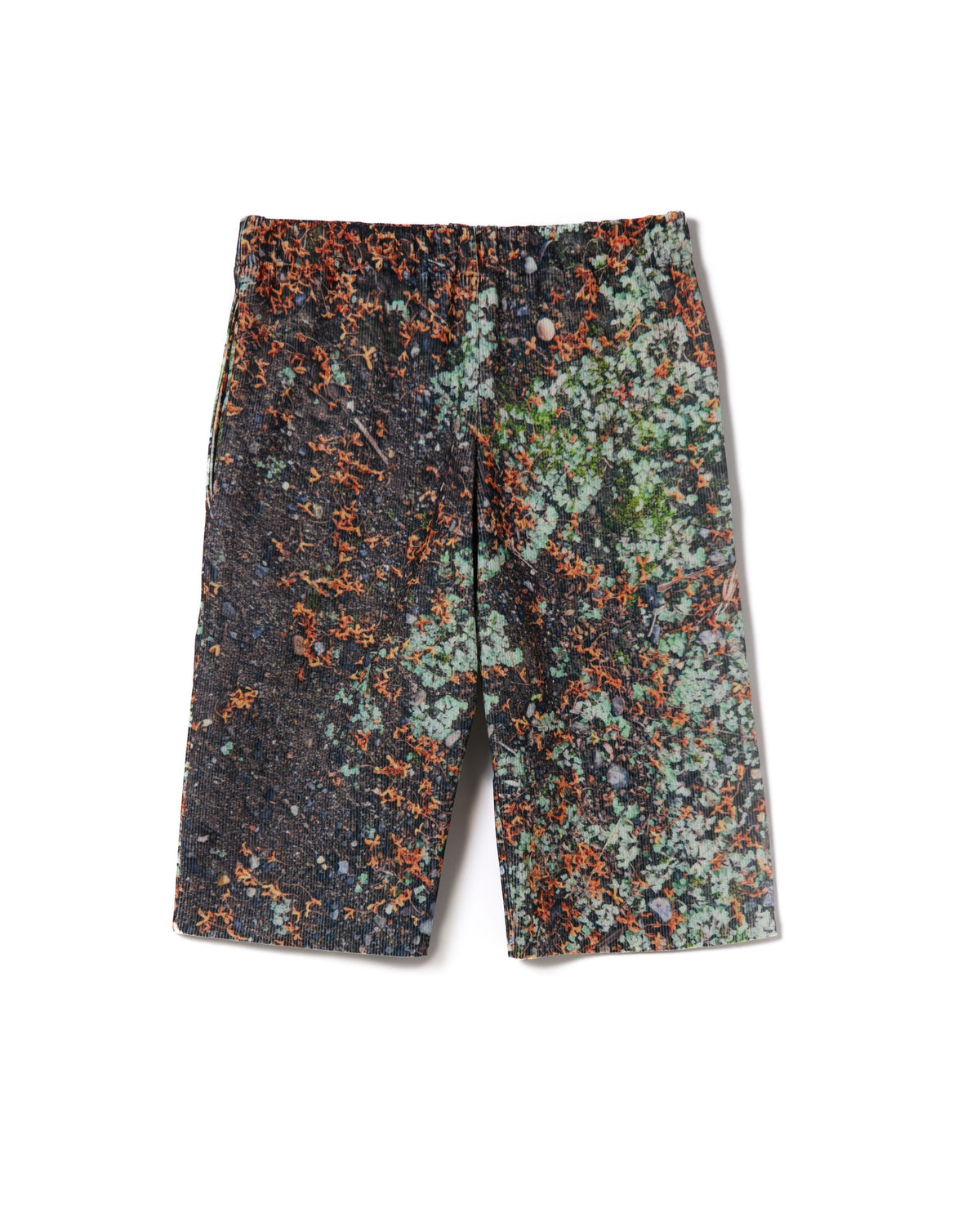 PRINT RIB SHORTS (RUST)