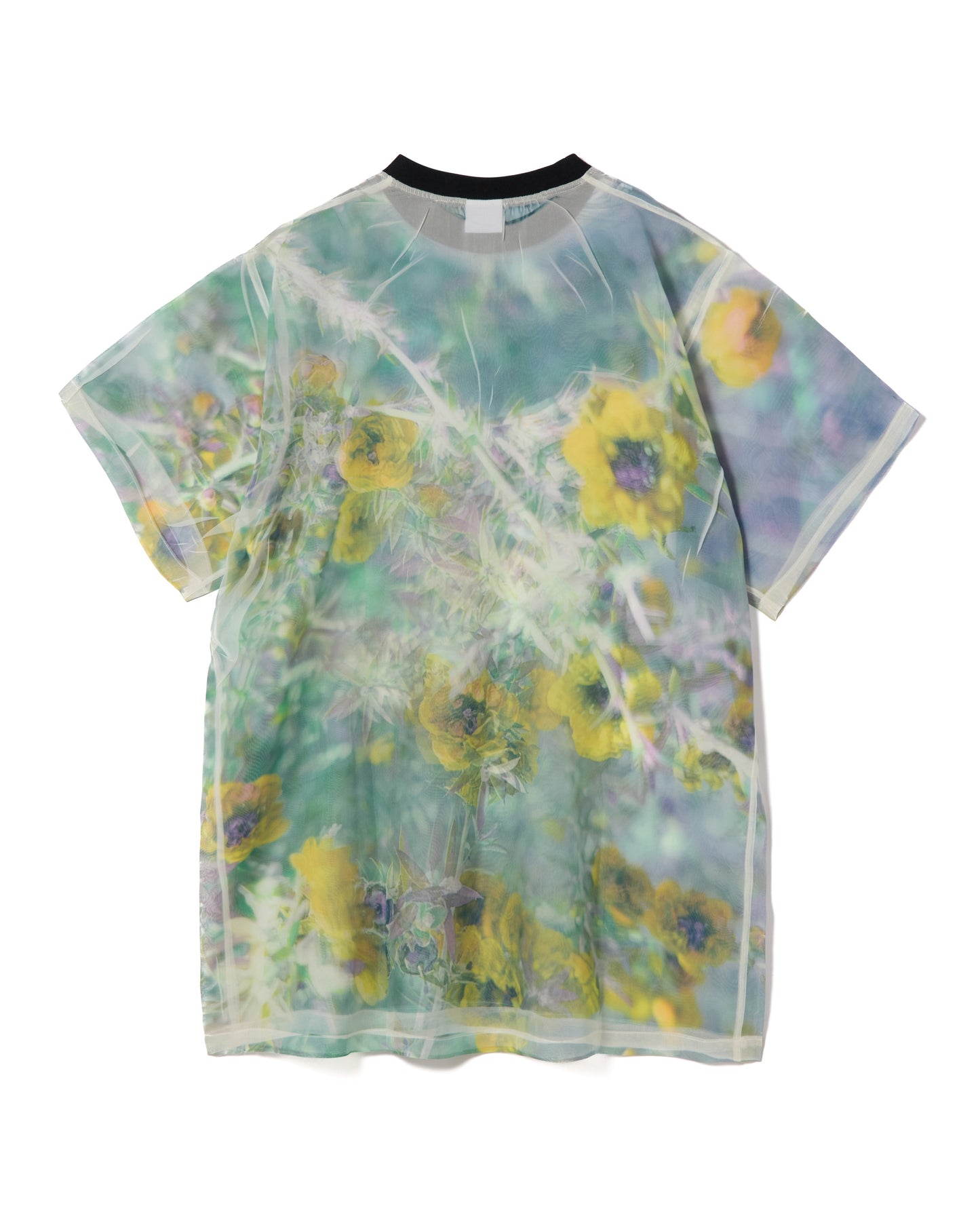 DIRECT PRINT SHEER T-SHIRT (FLOWER)