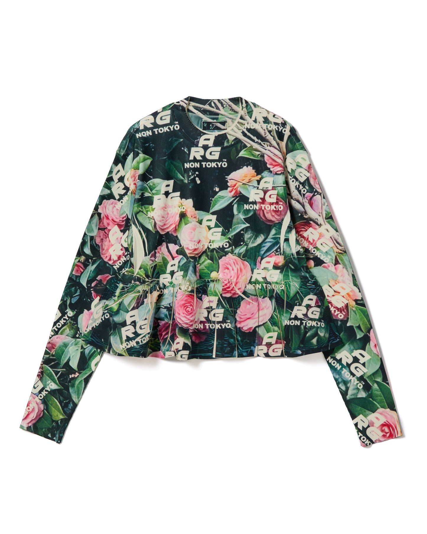 DIRECT PRINT RIB GATHER C/S (ARG ROSE)