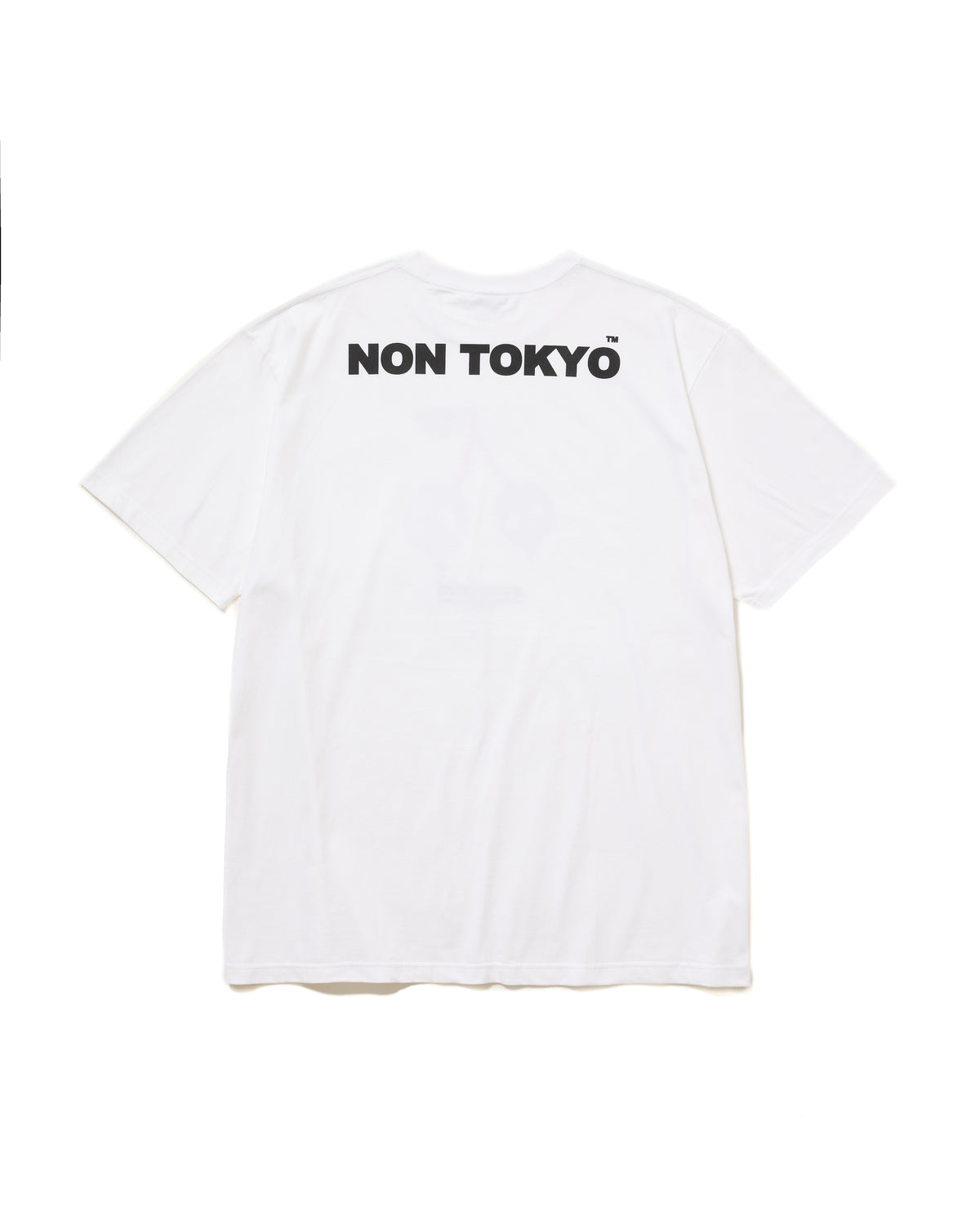 PRINT H/S BIG T-SHIRT / SCULL CHERRY (WHITE)