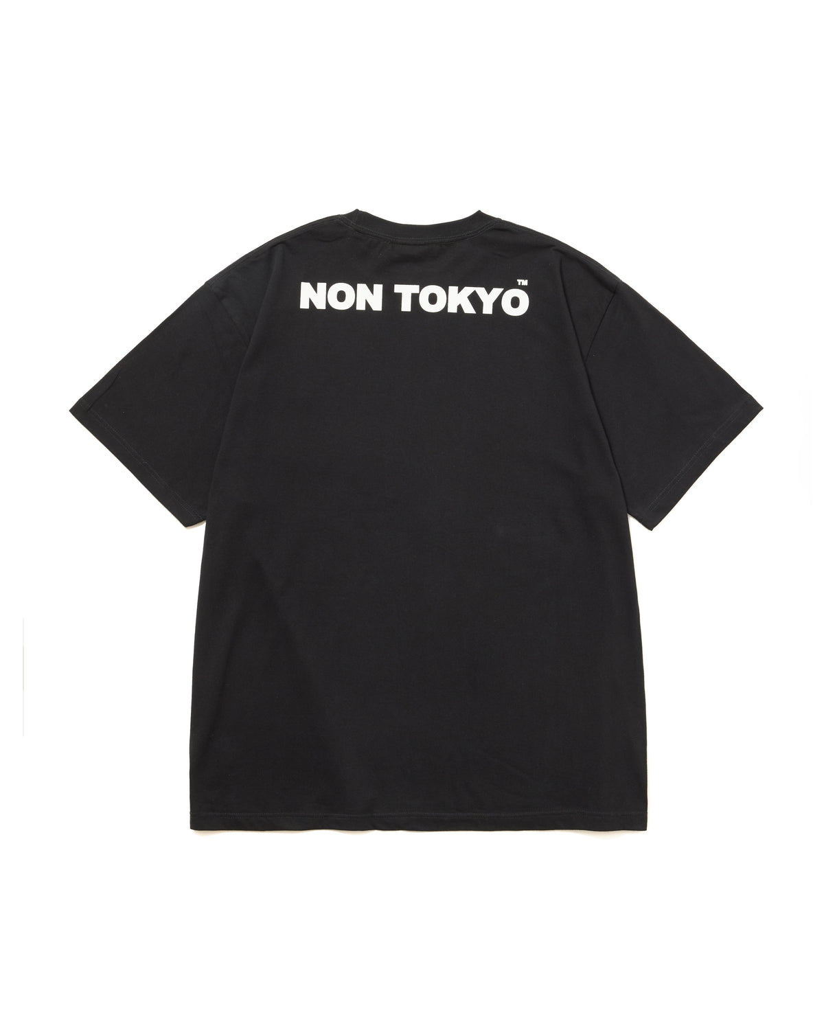 PRINT H/S BIG T-SHIRT / SCULL CHERRY (BLACK)