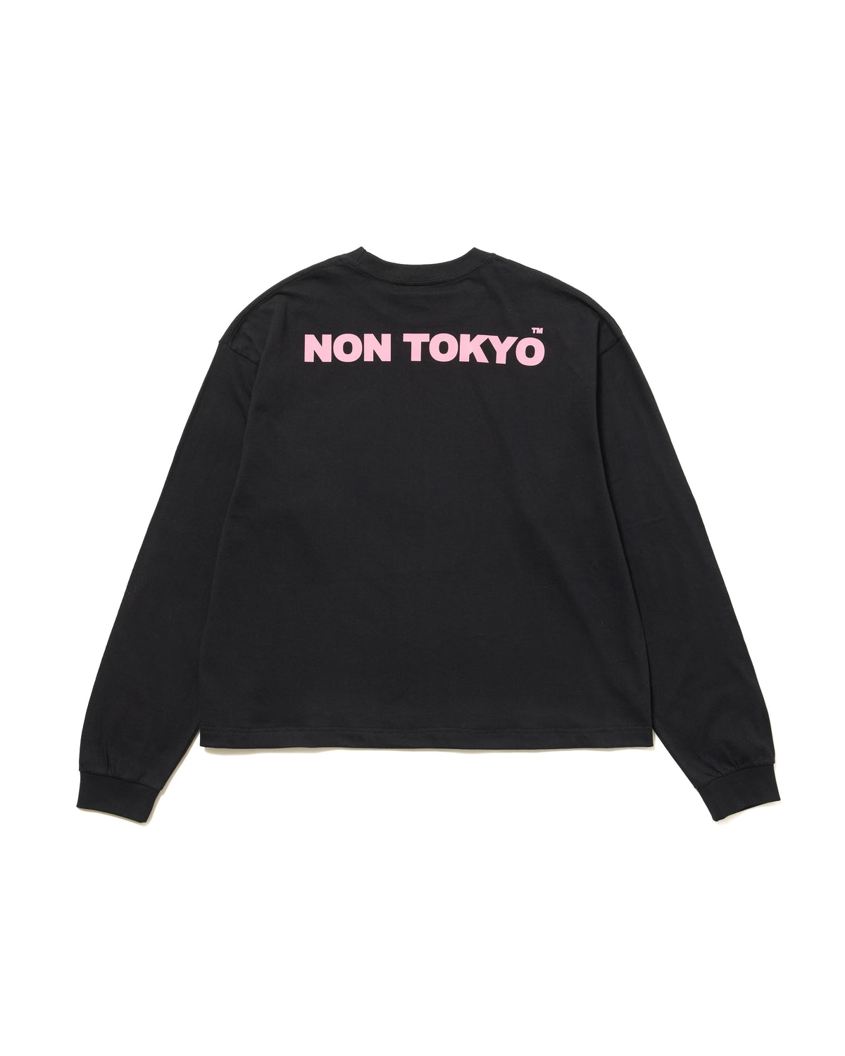 PRINT L/S SHORT T-SHIRT / DEVIL APPLE (BLACK)
