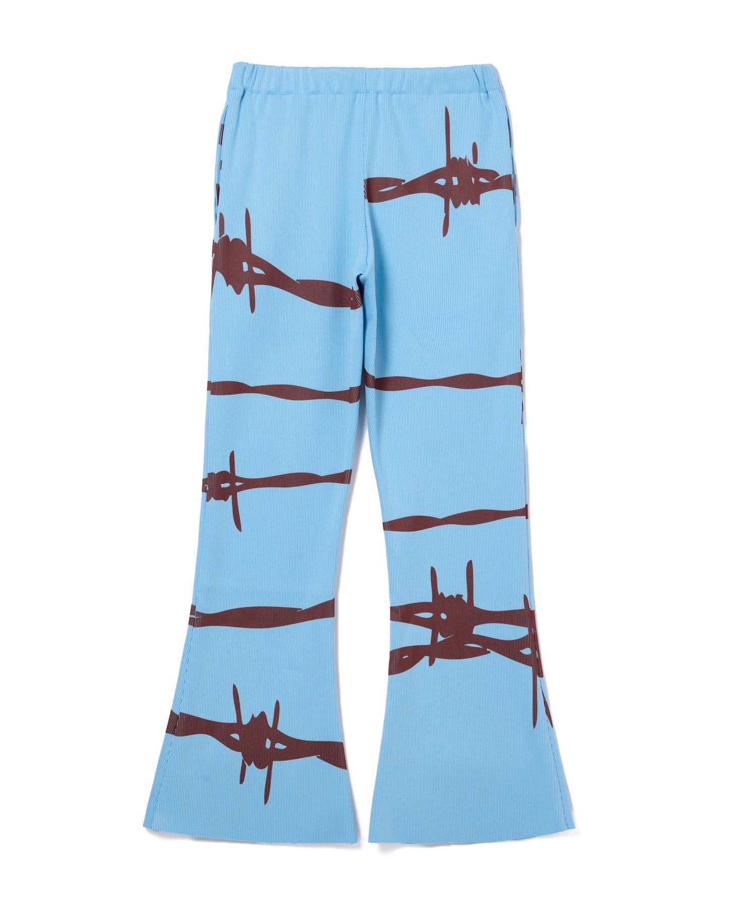 RIB FLARE PANTS (L.BLUE)