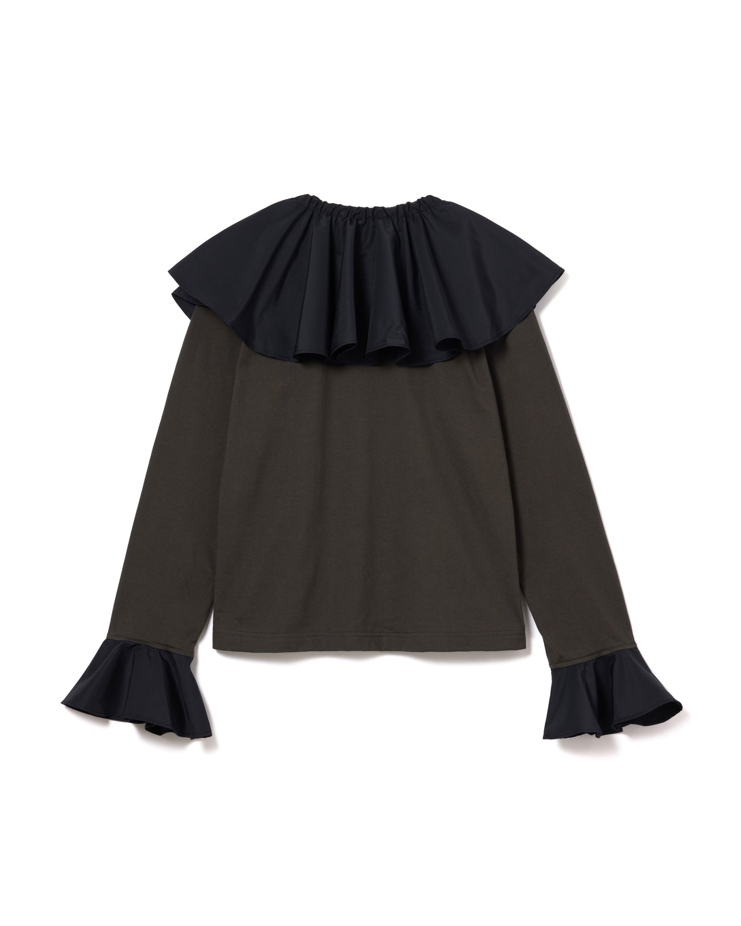 OVER COLLAR L/S TOP (GRAY)