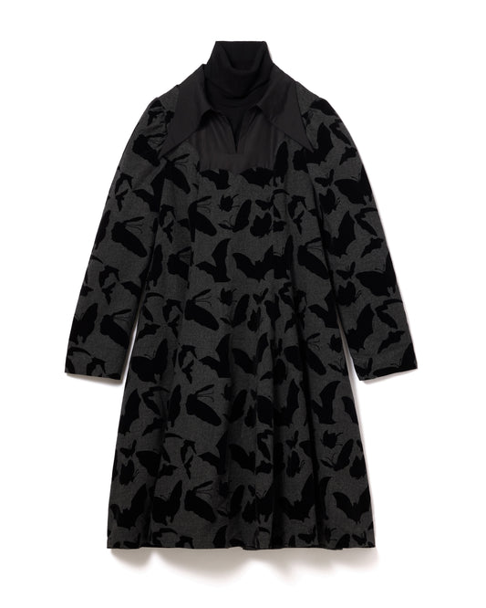 FAKE LAYERED FLOCKY O/P (GRAY x BLACK)