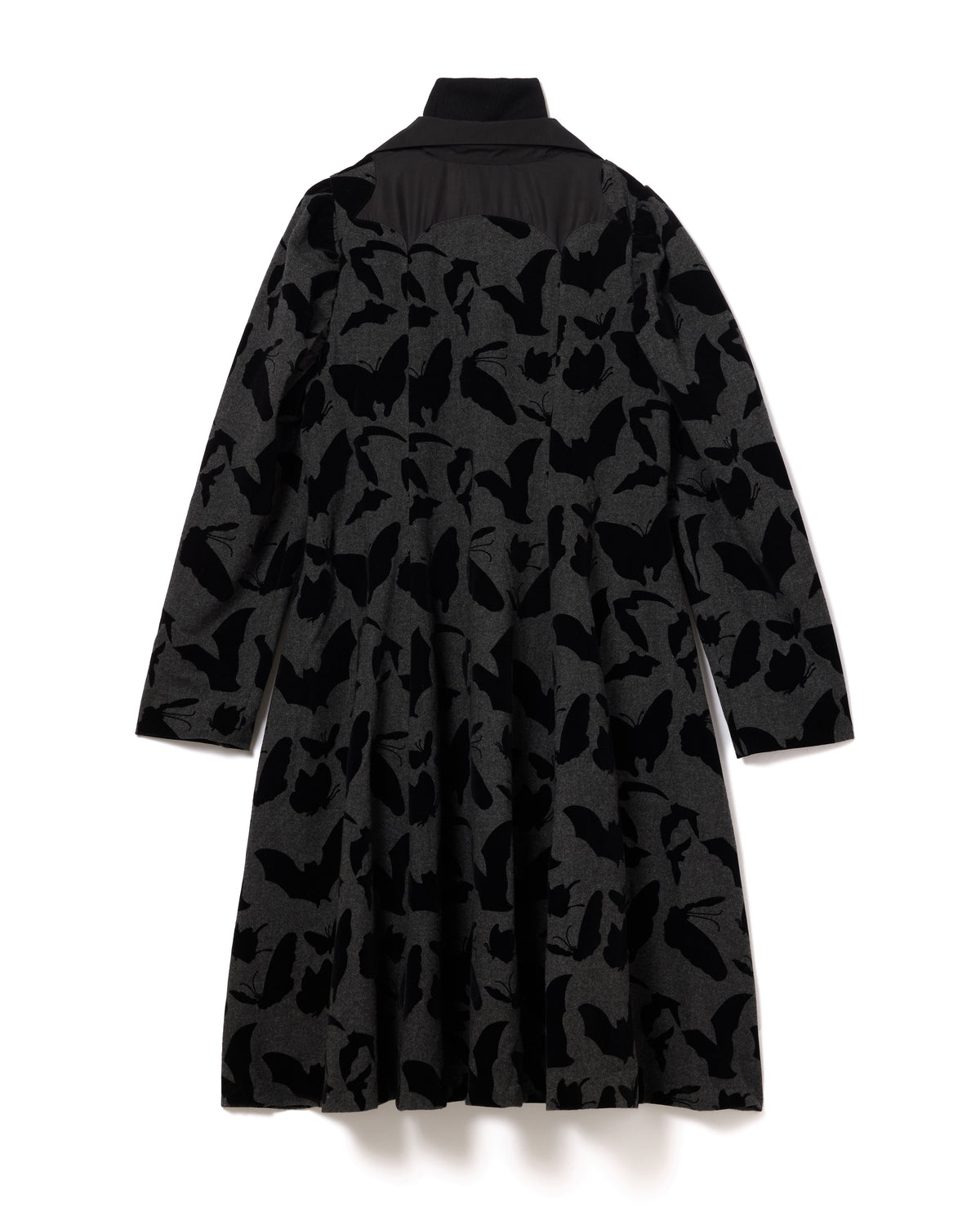 FAKE LAYERED FLOCKY O/P (GRAY x BLACK)