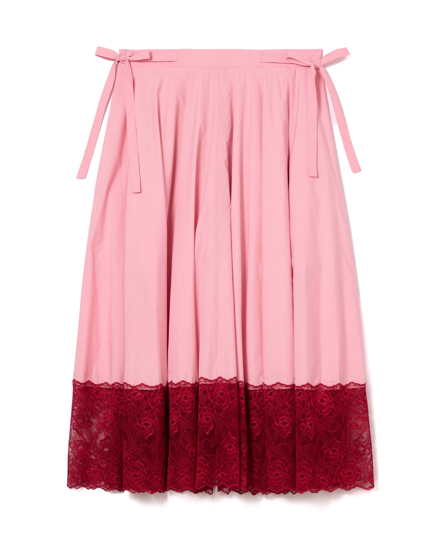 LACE RIBBON SKIRT (PINK)