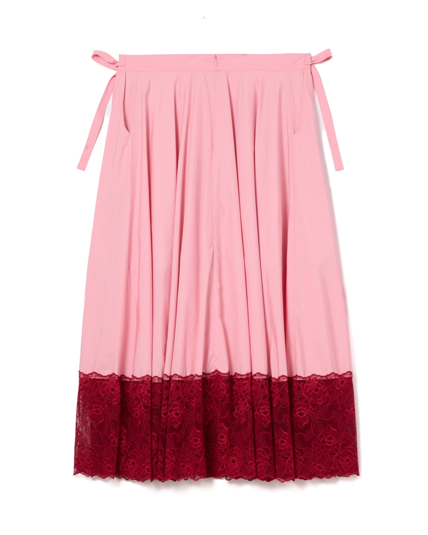 LACE RIBBON SKIRT (PINK)