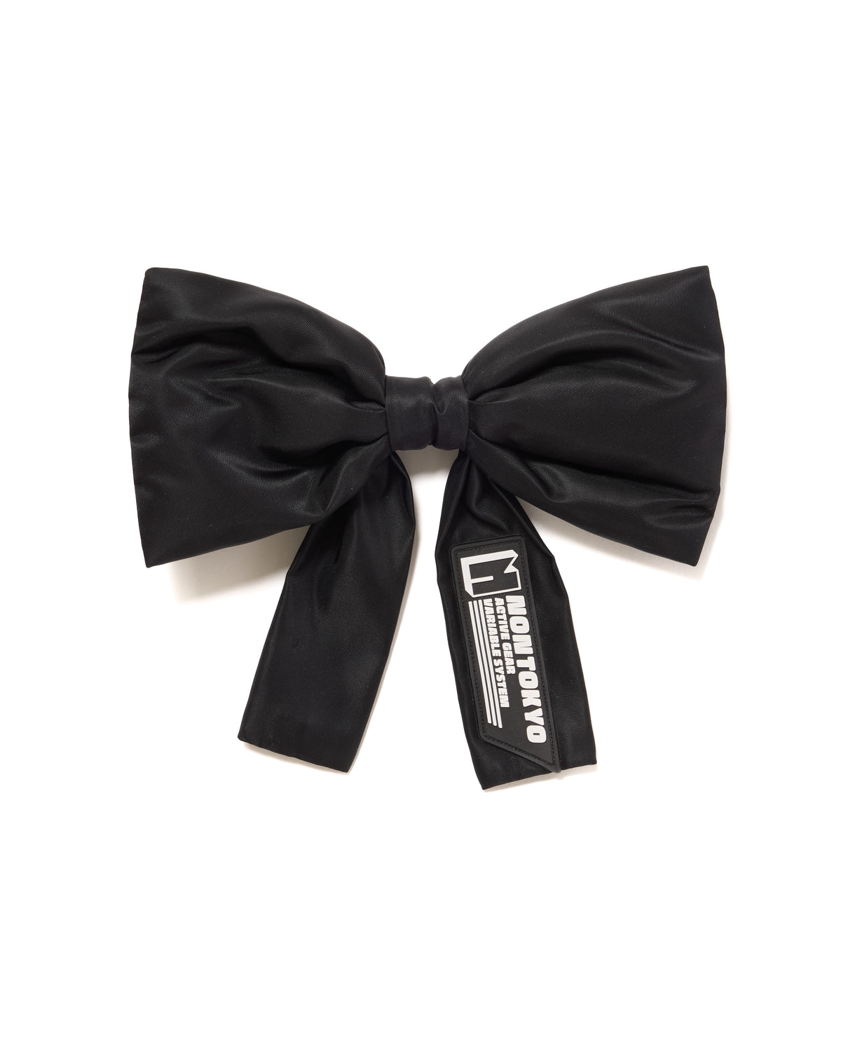 PADDED RIBBON BARRETTE (BLACK)