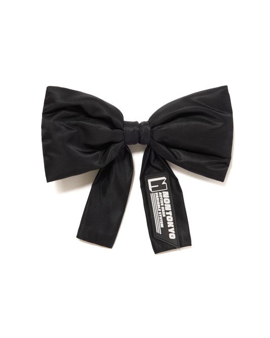 PADDED RIBBON BARRETTE (BLACK)