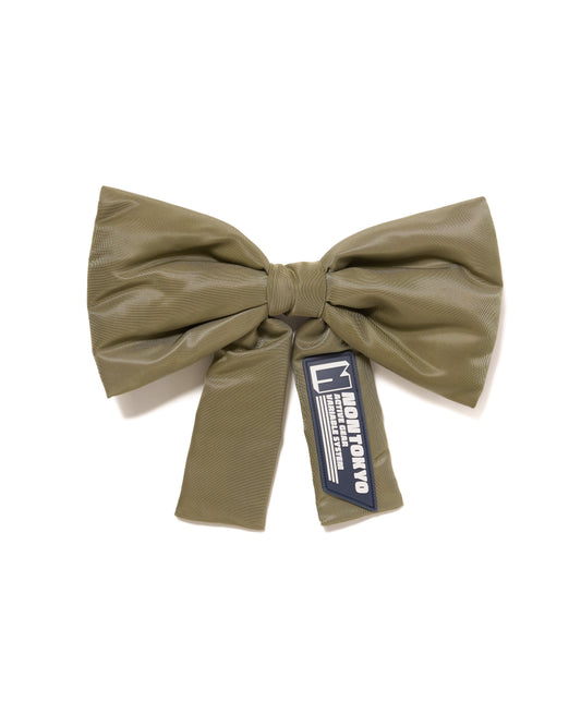 PADDED RIBBON BARRETTE (KHAKI)