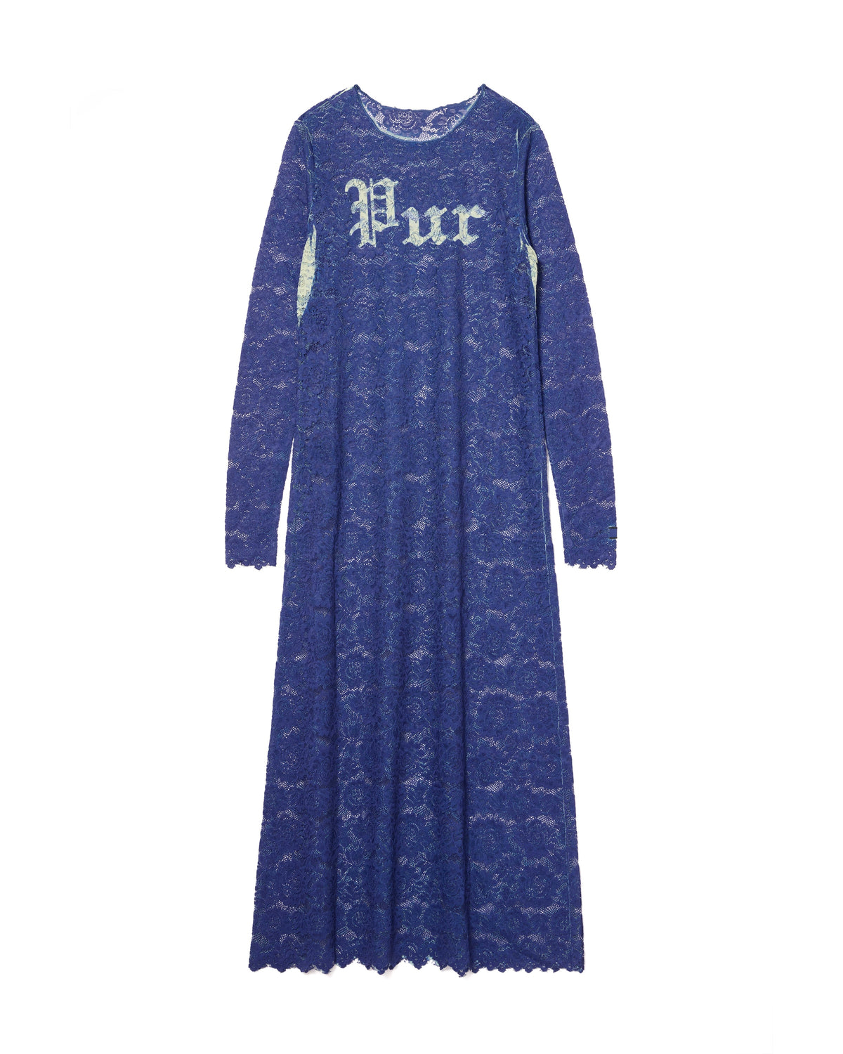 LACE DIRECT PRINT ONE-PIECE (BLUE)