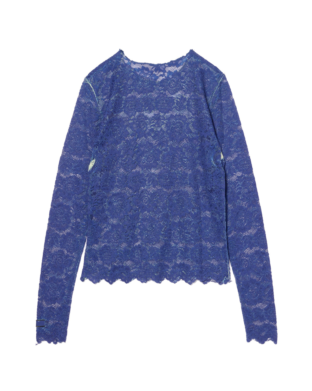 LACE DIRECT PRINT C/S (BLUE)