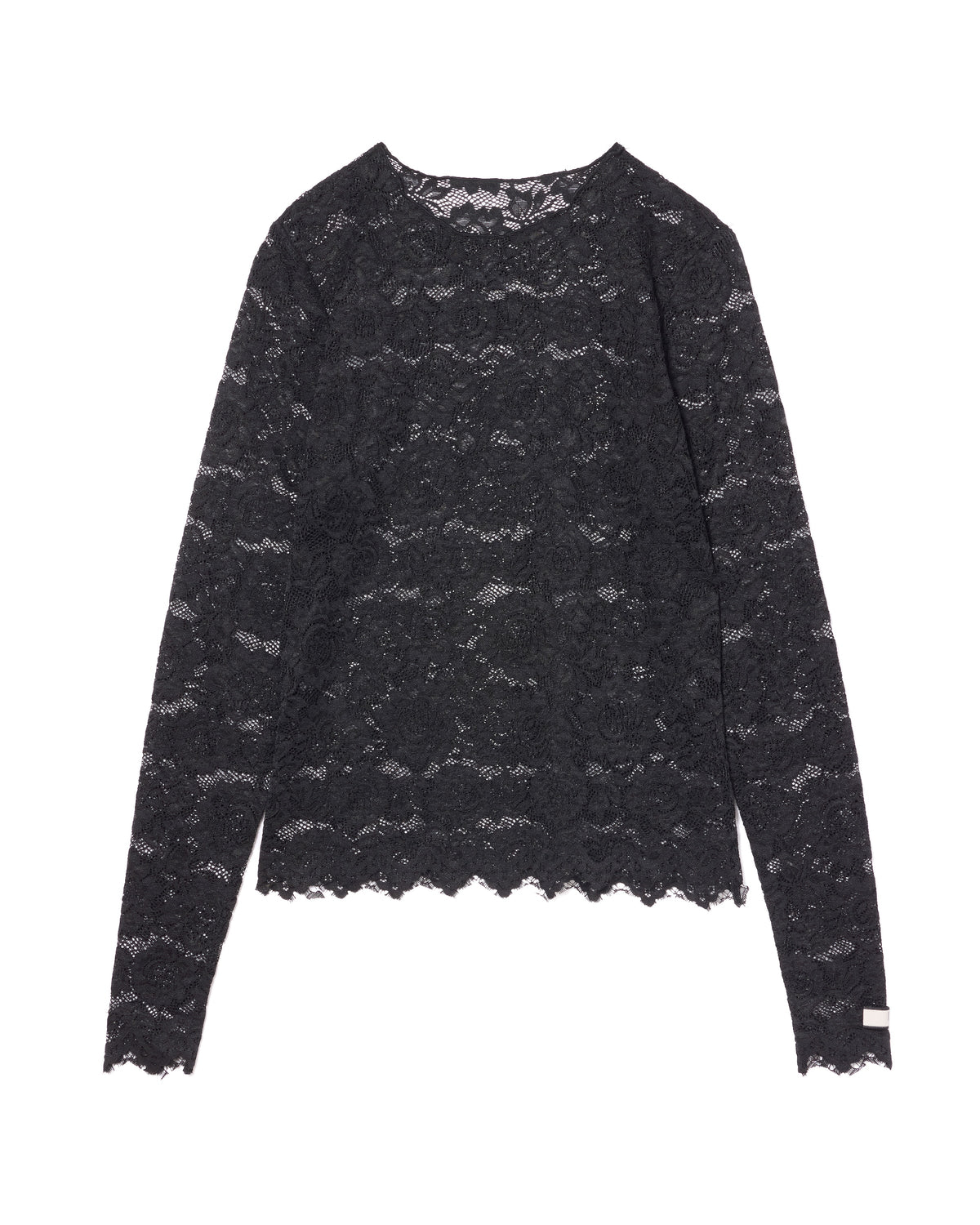 LACE  C/S (BLACK)