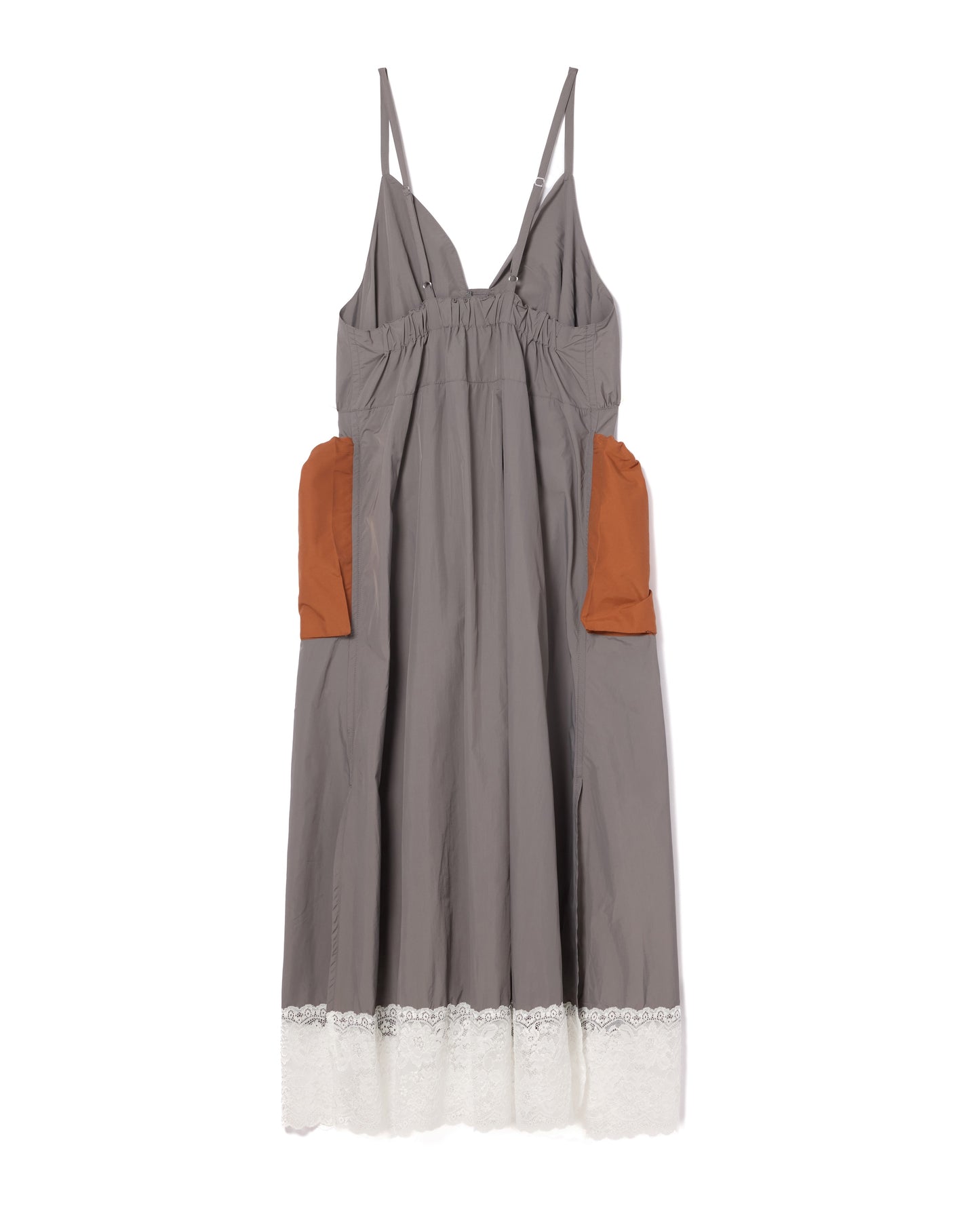 LACE GIMMICK ONE-PIECE (GRAY)