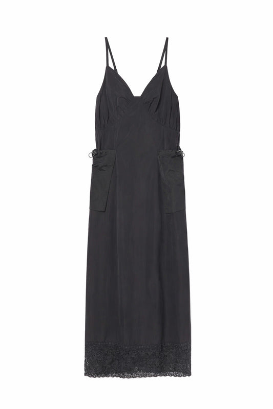 LACE GIMMICK ONE-PIECE (BLACK)