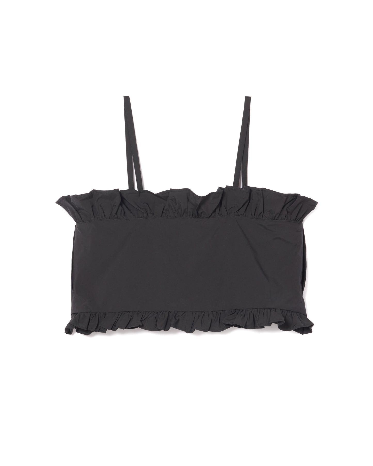 FRILL CAMISOLE BUSTIER (BLACK)