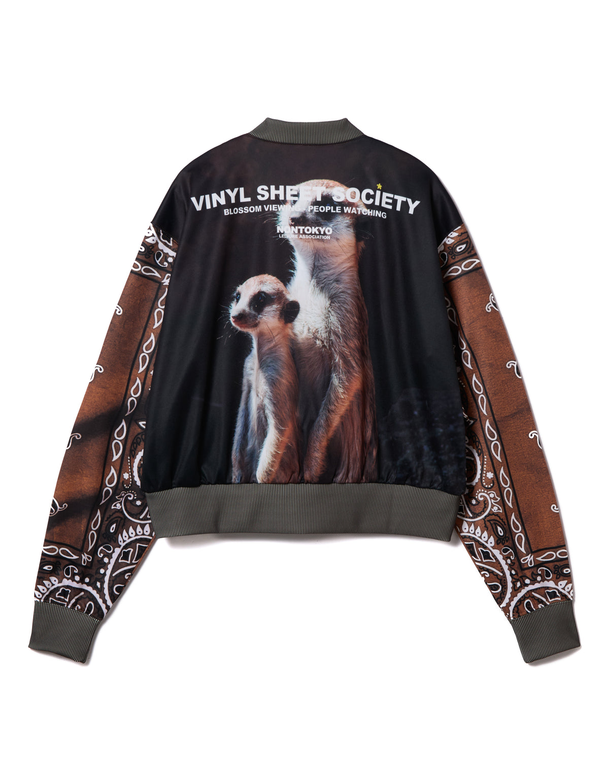 PRINT TRACK JACKET (BANDANNA BROWN)
