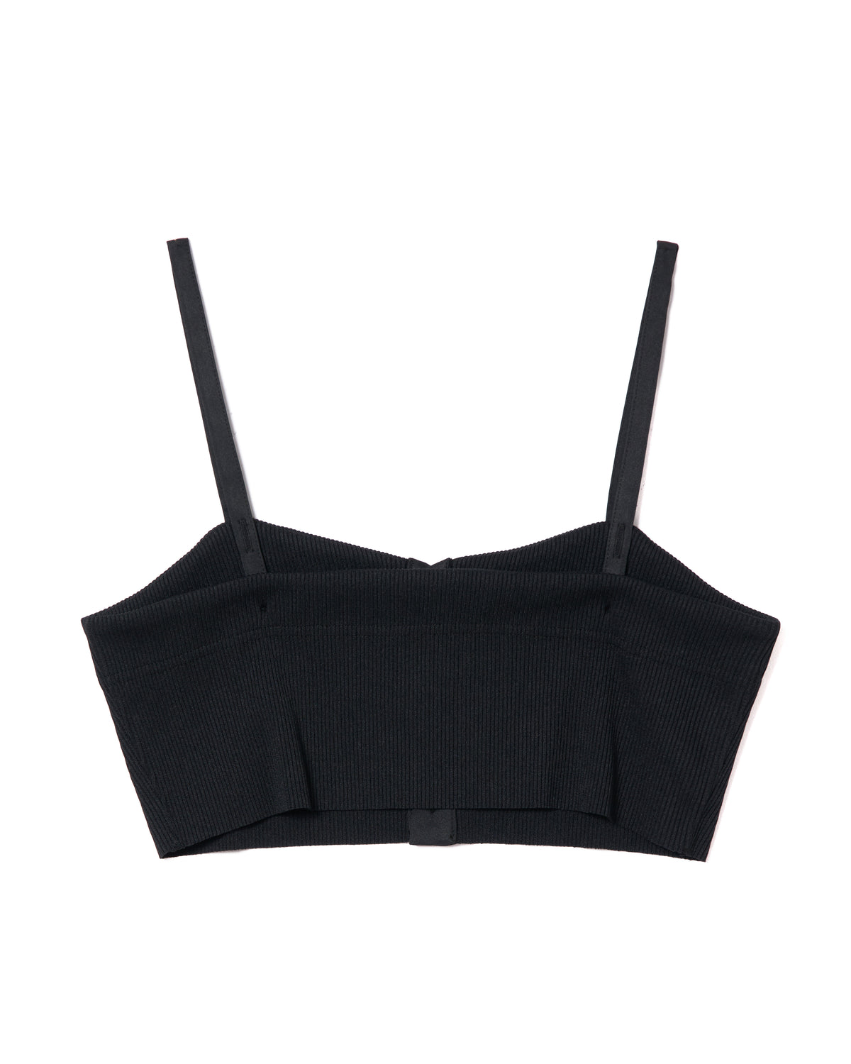 RIB BUSTIER (BLACK)