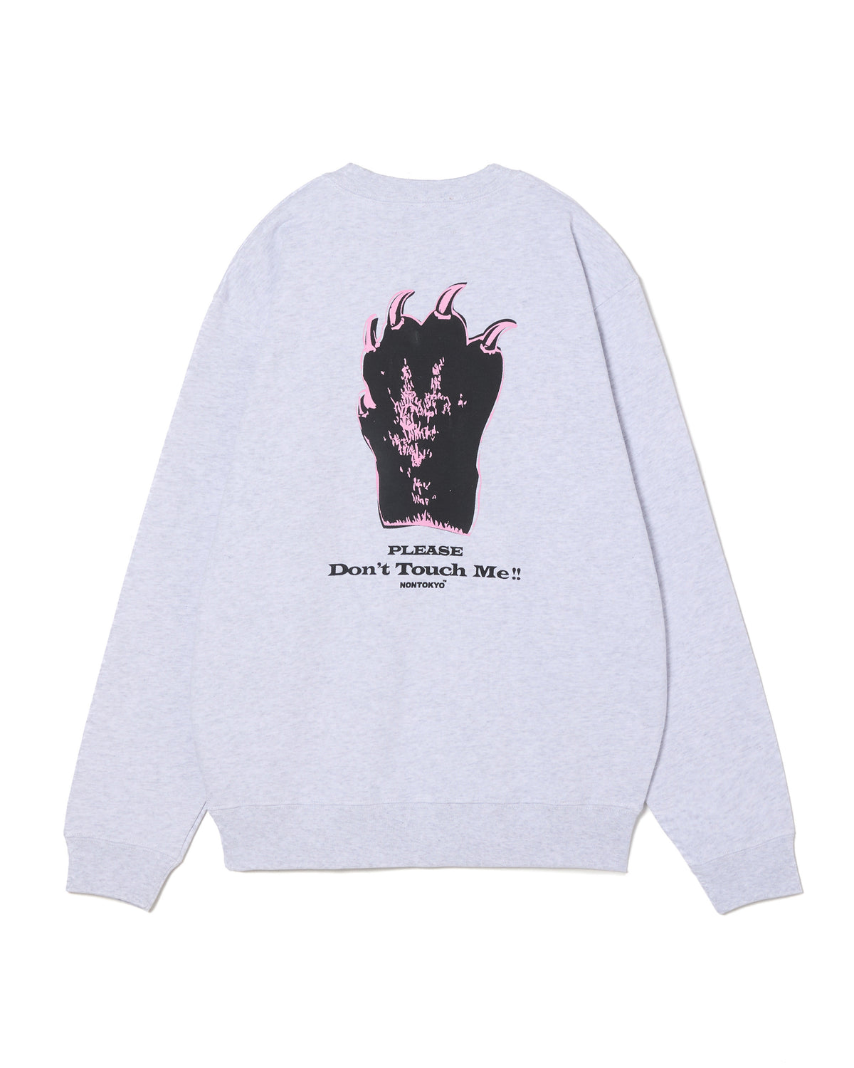HAND PRINT PULLOVER SWEAT (GRAY)
