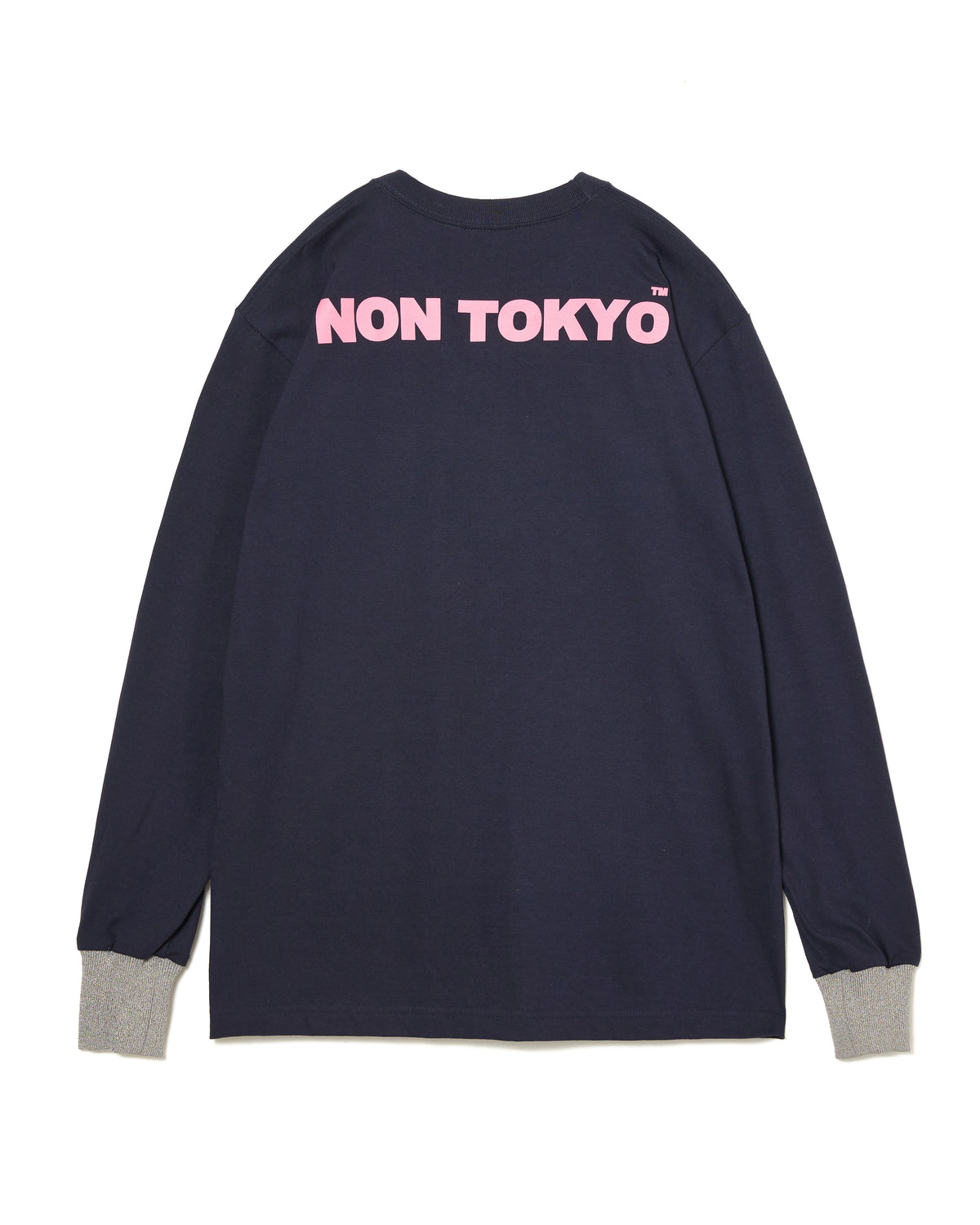 FACE PRINT L/S T-SHIRT(NAVY)
