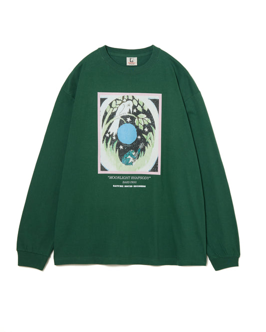 FROG PRINT L/S T-SHIRT(GREEN)