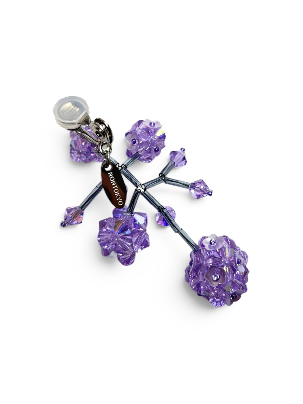 FLOWER BRANCH EARRINGS (PURPLE)