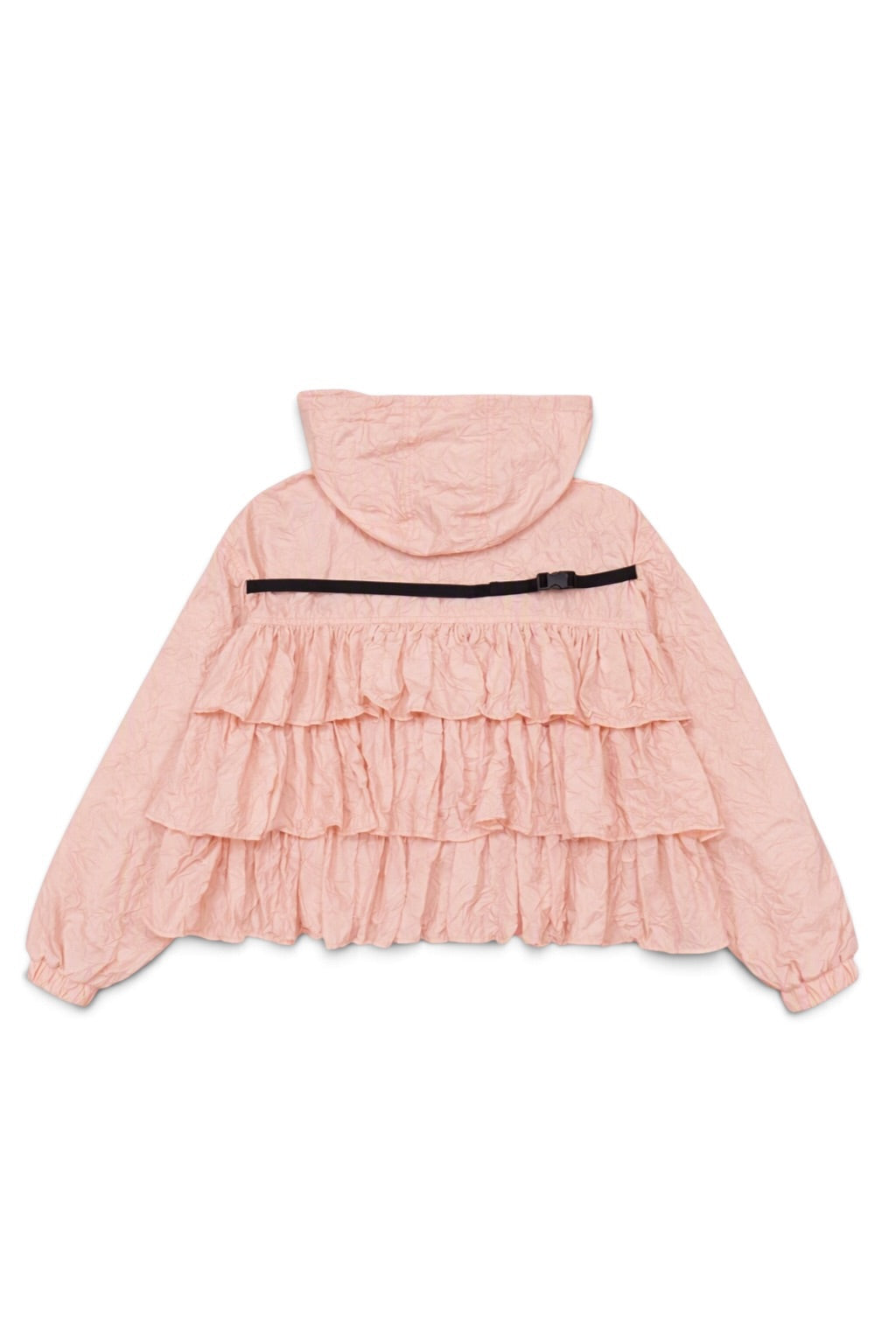 CRINKLE TIERED SHELL (PINK)