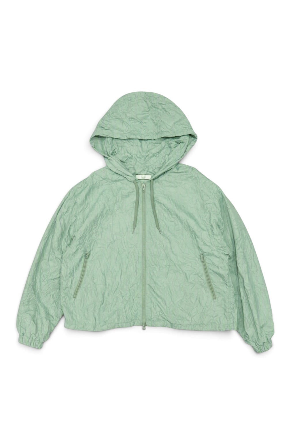 CRINKLE TIERED SHELL (M.GREEN)