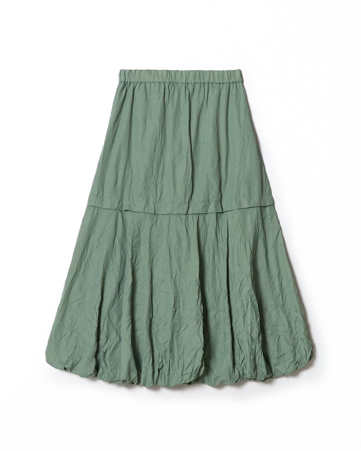 2WAY CRINKLE SKIRT (M.GREEN)