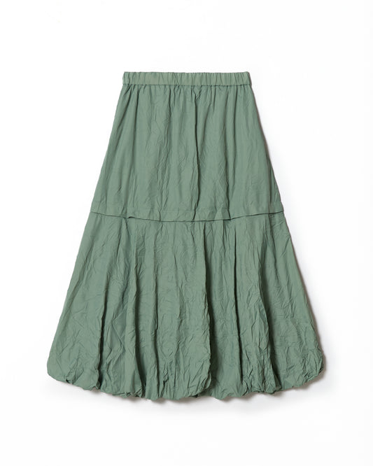 2WAY CRINKLE SKIRT (M.GREEN)