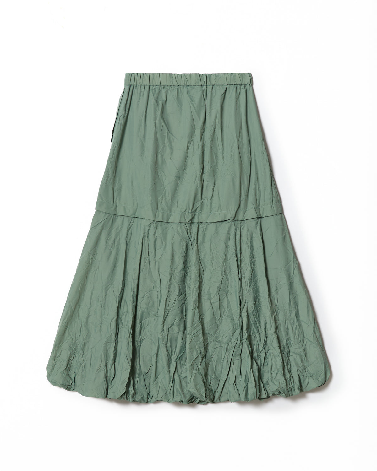2WAY CRINKLE SKIRT (M.GREEN)