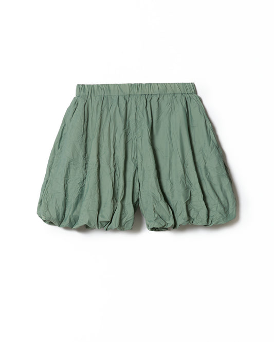 CRINKLE BALLOON SHORTS (M.GREEN)