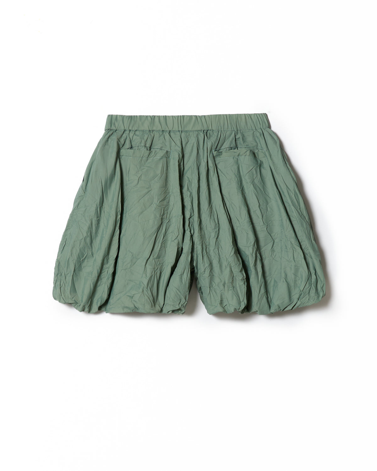 CRINKLE BALLOON SHORTS (M.GREEN)