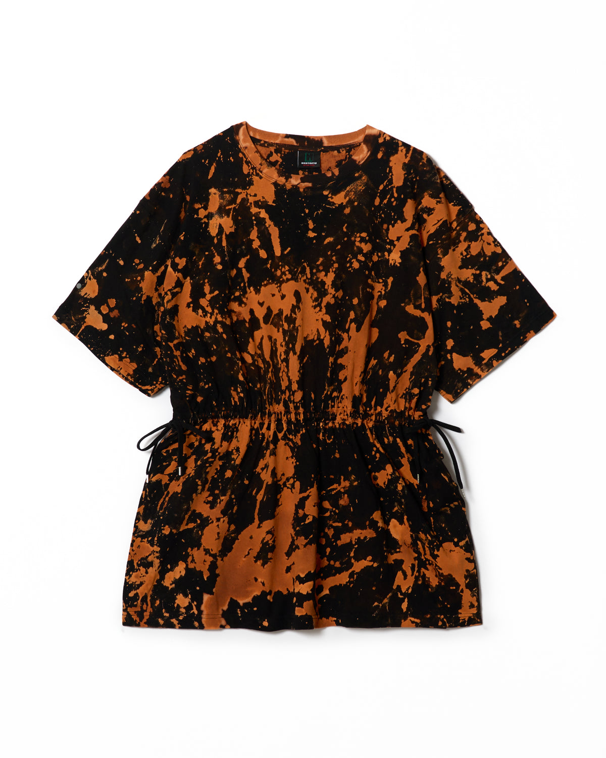 TYE-DYE TEE ONE-PIECE (BLACK)
