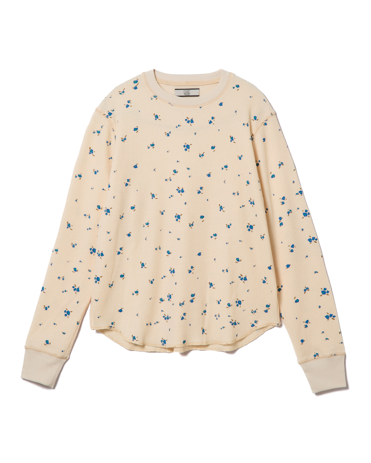 THERMAL FLOWER L/S T-SHIRT (IVORY)