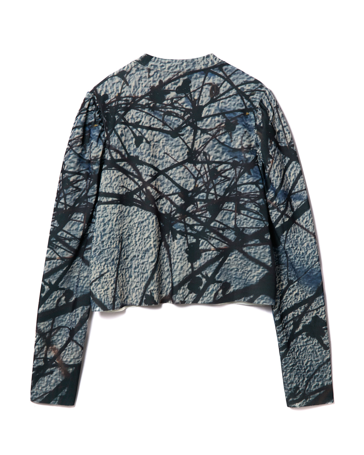 PRINT RIB PUFF SLEEVE C/S (BRANCH)