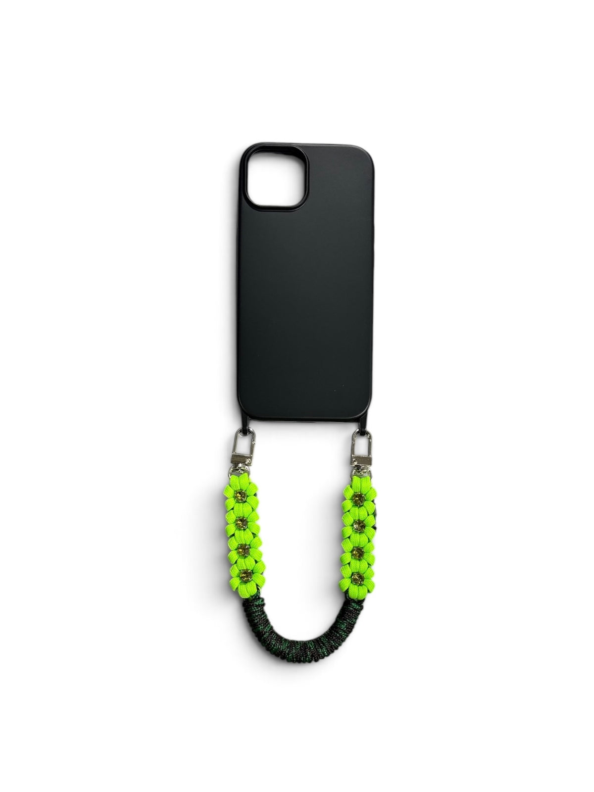 FLOWER BIJOU SMARTPHONE STRAP (GREEN)