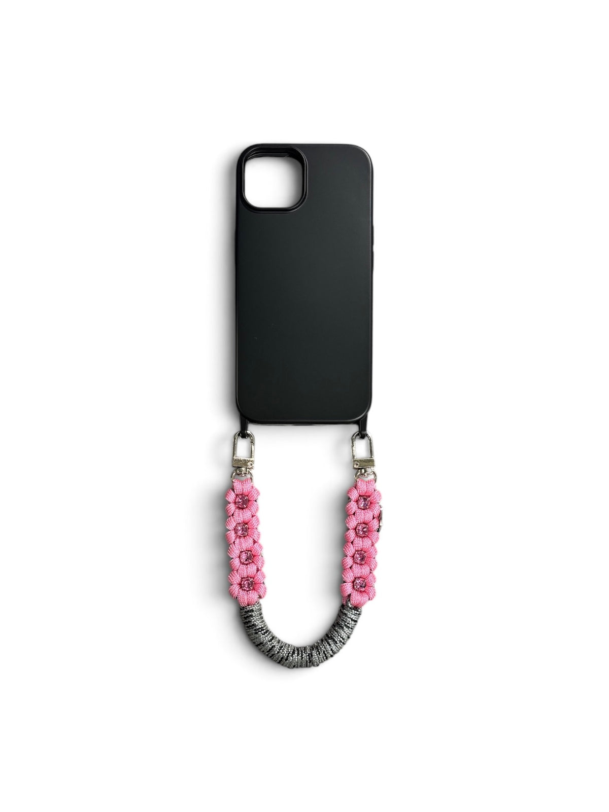 FLOWER BIJOU SMARTPHONE STRAP (PINK)